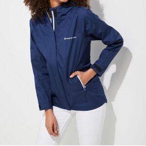 Vineyard Vines Stow and go rain jacket